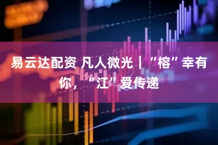 易云达配资 凡人微光｜“榕”幸有你，“江”爱传递